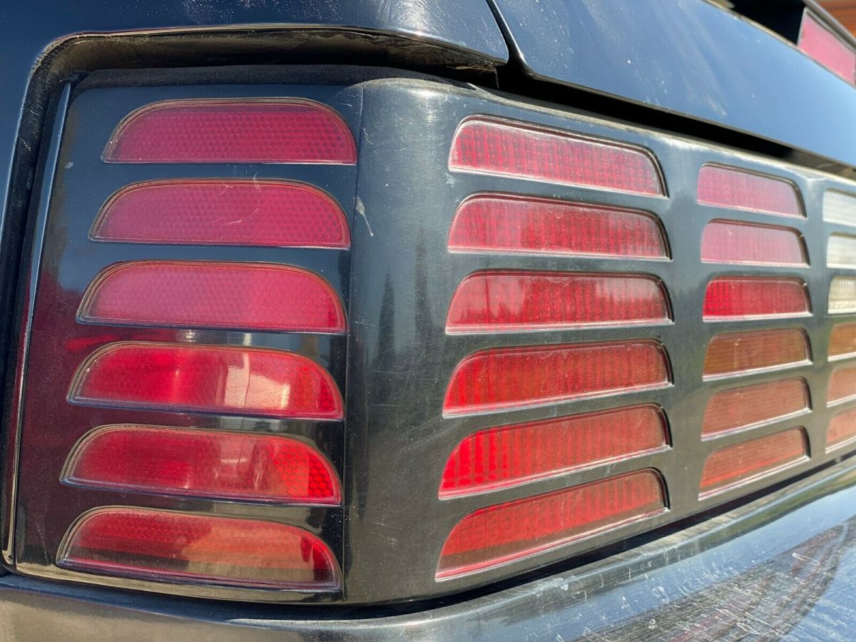 1992 Black Ford Mustang Convertible