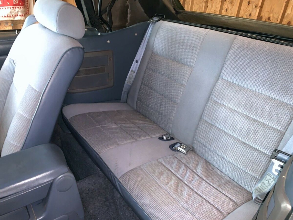 1992 Blue Ford Mustang Convertible