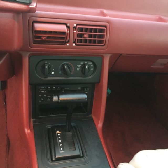 1992 Black Ford Mustang Hatchback