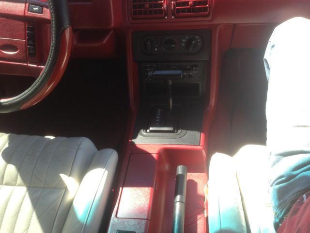 1992 Black Ford Mustang Hatchback