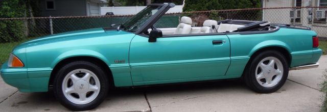 1992 Bimini Blue Ford Mustang Convertible