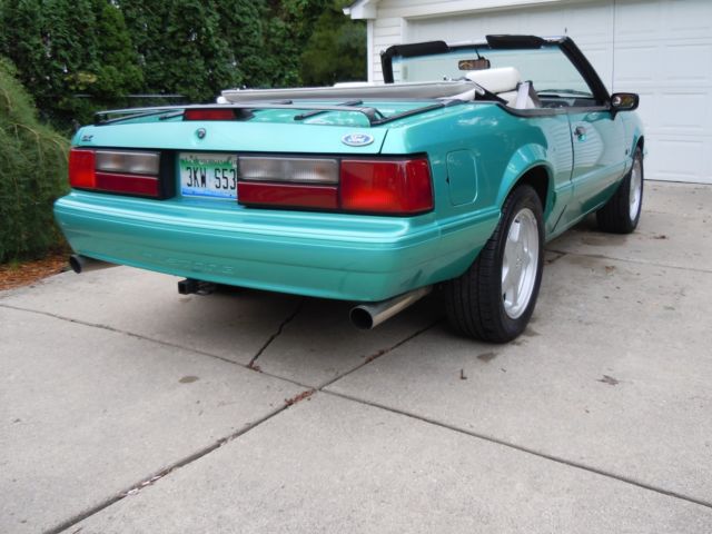 1992 Bimini Blue Ford Mustang Convertible