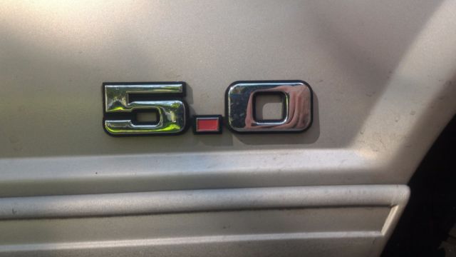 1992 Silver Ford Mustang Convertible