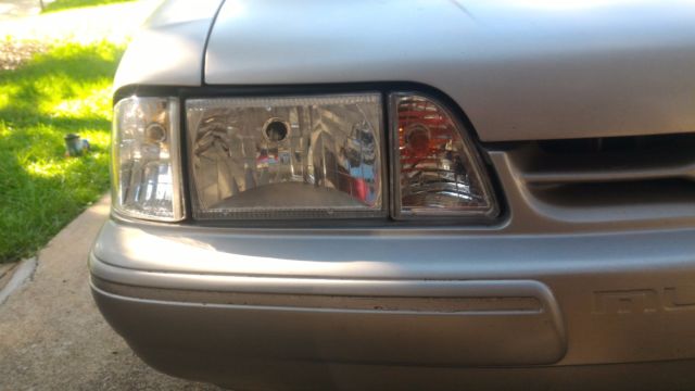 1992 Silver Ford Mustang Convertible