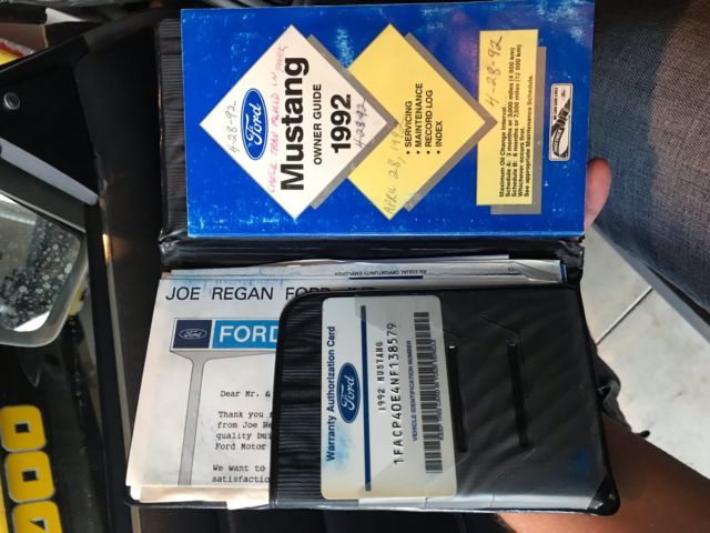 1992 Silver Ford Mustang Coupe