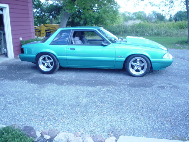 1992 Green Ford Mustang Coupe