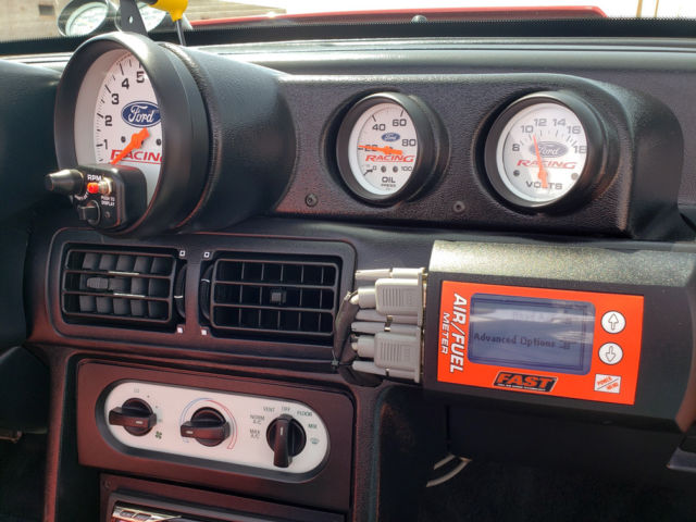 1992 Red Ford Mustang Convertible