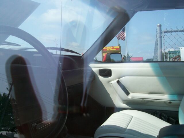 1992 Red Ford Mustang Convertible