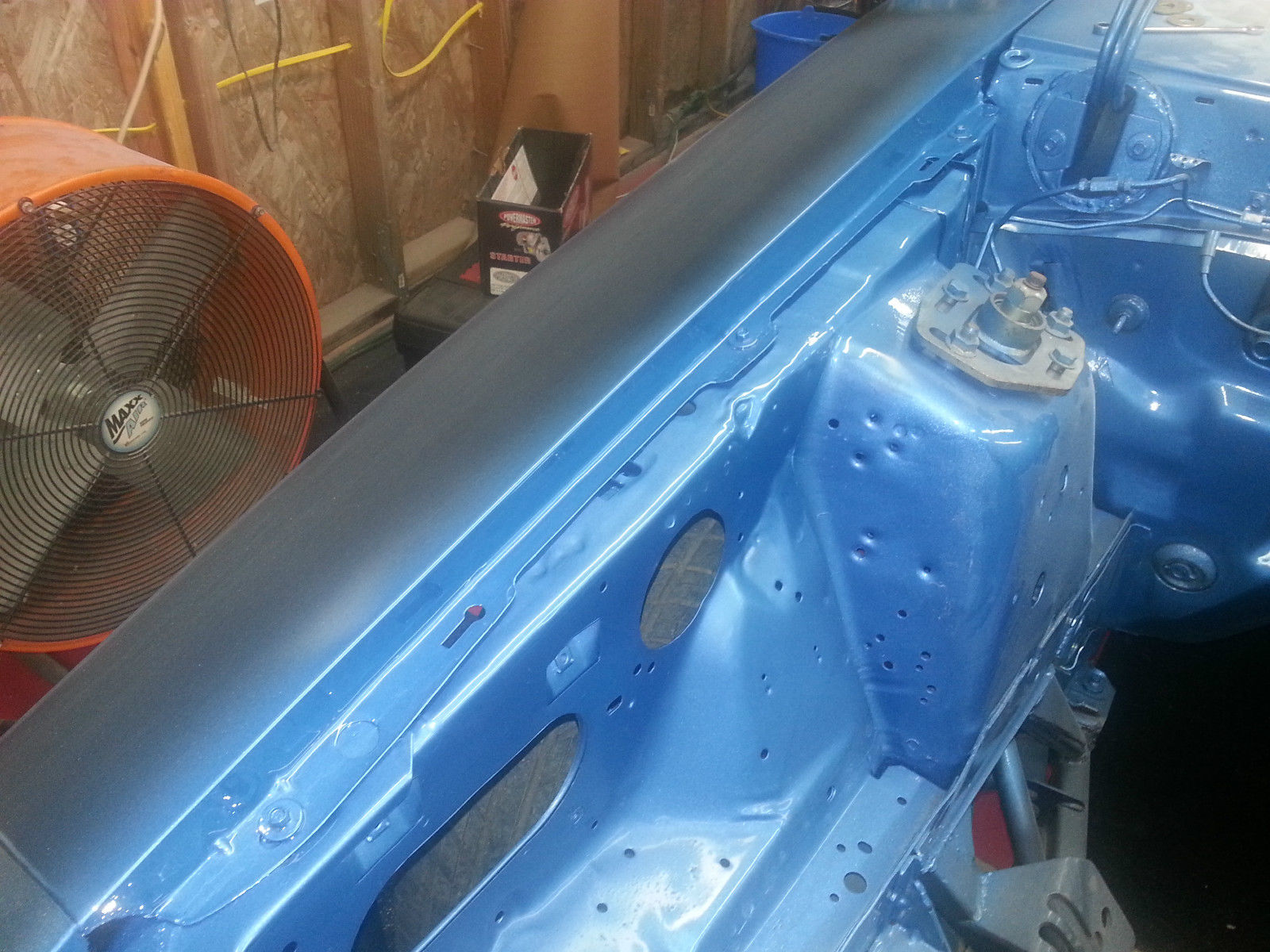 1992 Blue Ford Mustang Sedan