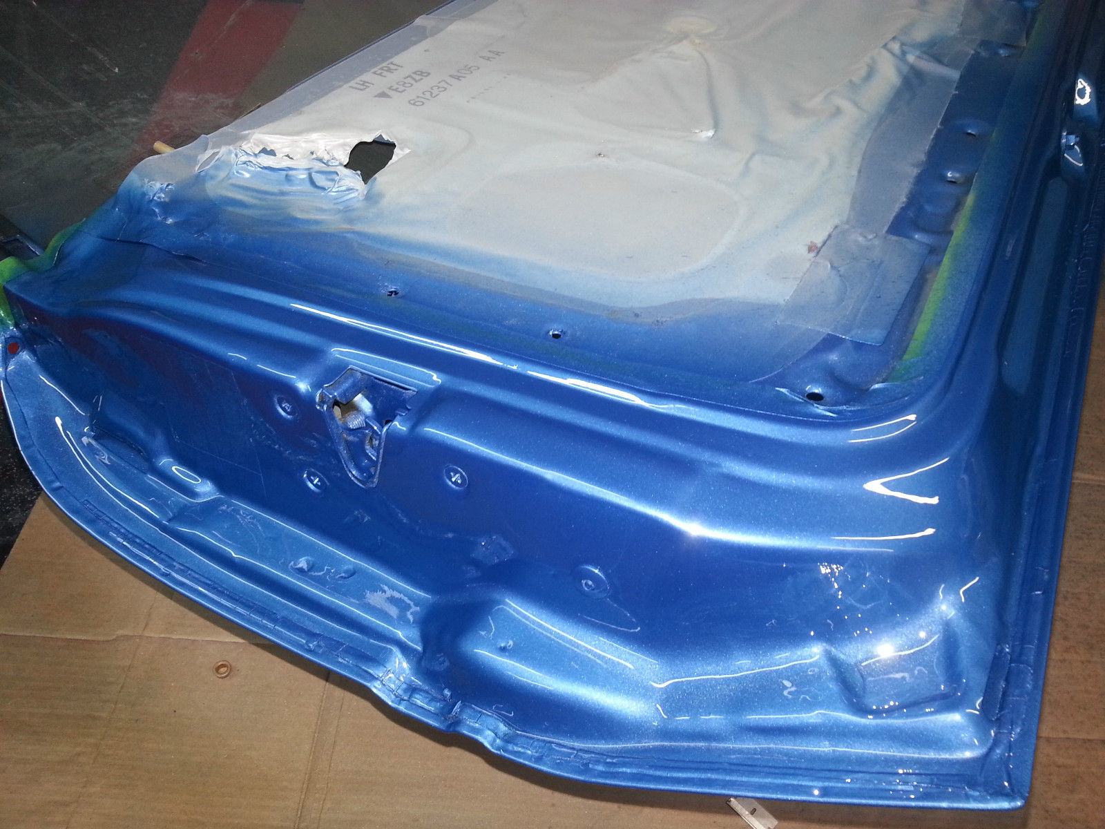 1992 Blue Ford Mustang Sedan