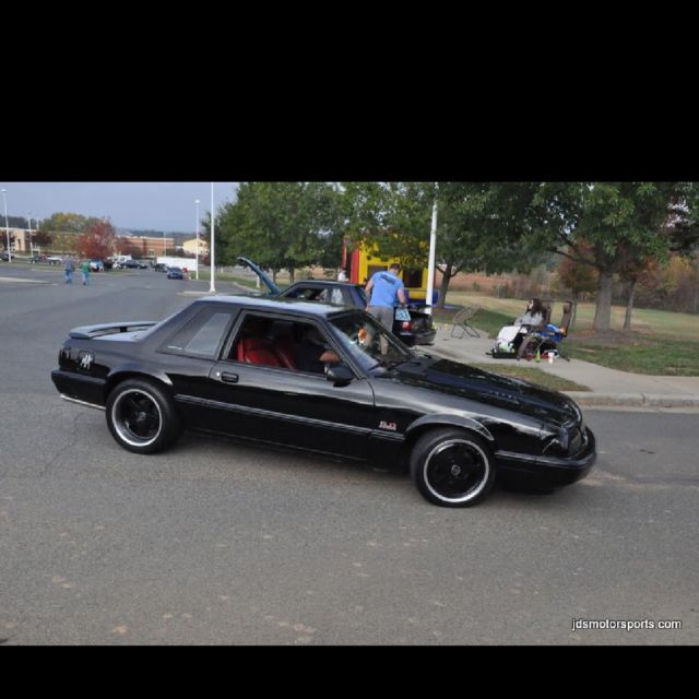 1992 Black Ford Mustang Sedan