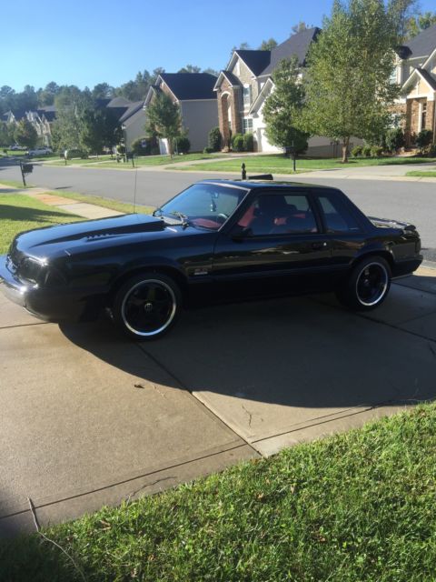 1992 Black Ford Mustang Sedan