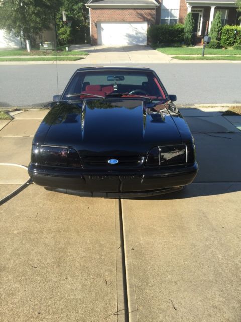 1992 Black Ford Mustang Sedan