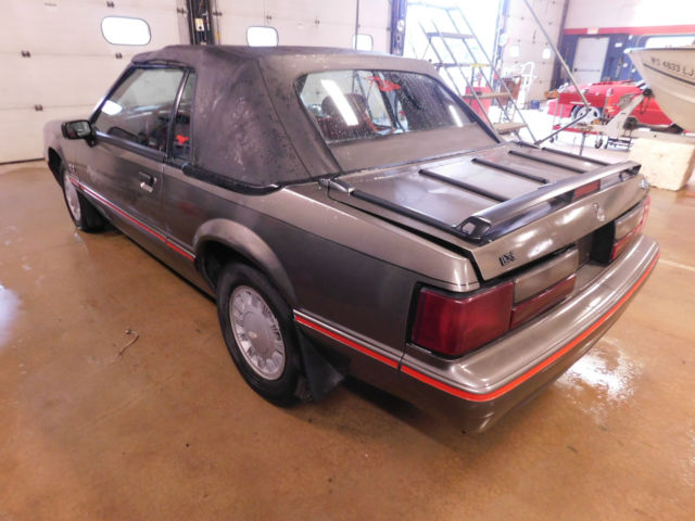 1992 Gray Ford Mustang Convertible