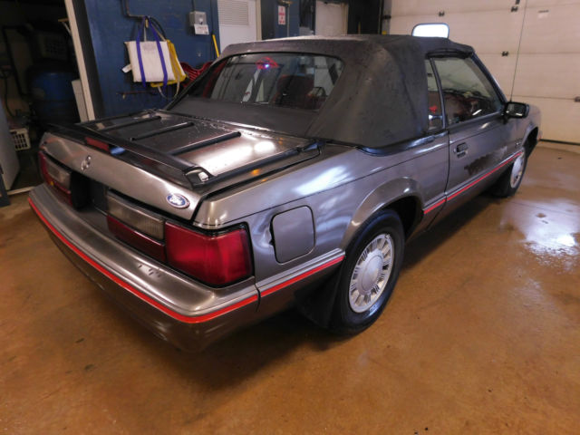 1992 Gray Ford Mustang Convertible