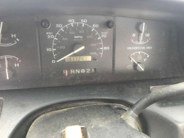 1992 Red Ford F-150 Standard Cab Pickup