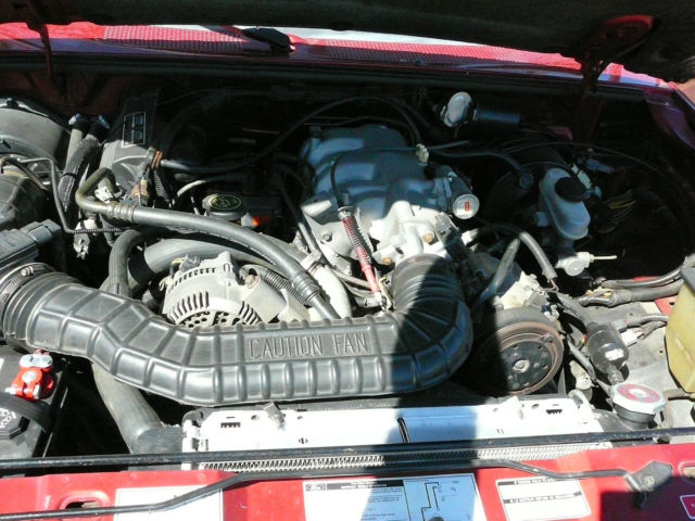 1992 Red Ford Ranger 2 door extended cab