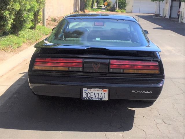 1992 Black Pontiac Firebird Coupe