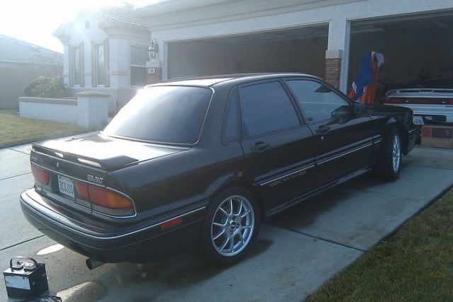 1992 Black Mitsubishi Galant Sedan