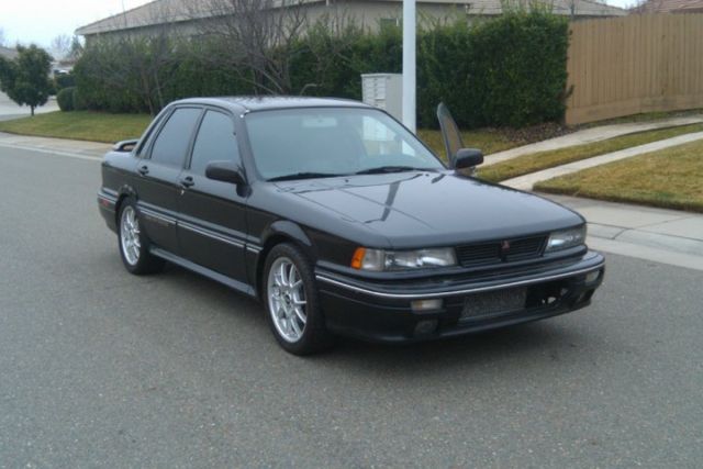1992 Black Mitsubishi Galant Sedan