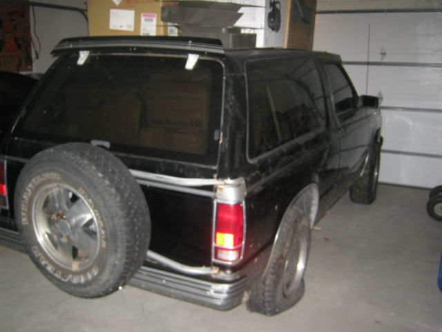 1992 Black GMC Jimmy SUV