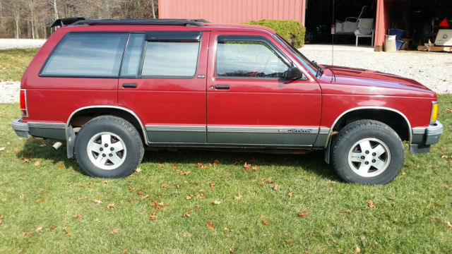 1992 Burgundy GMC Jimmy SUV
