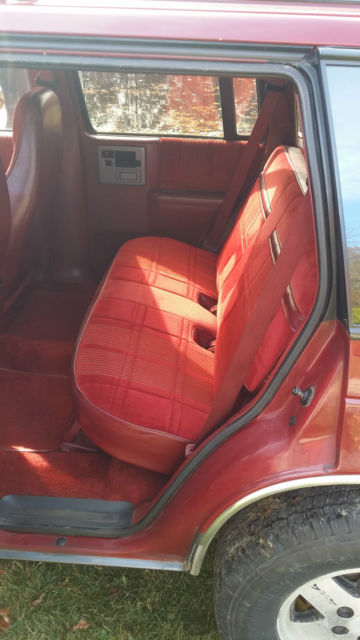 1992 Burgundy GMC Jimmy SUV