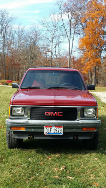 1992 Burgundy GMC Jimmy SUV