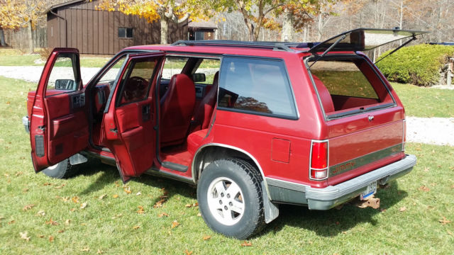 1992 Burgundy GMC Jimmy SUV