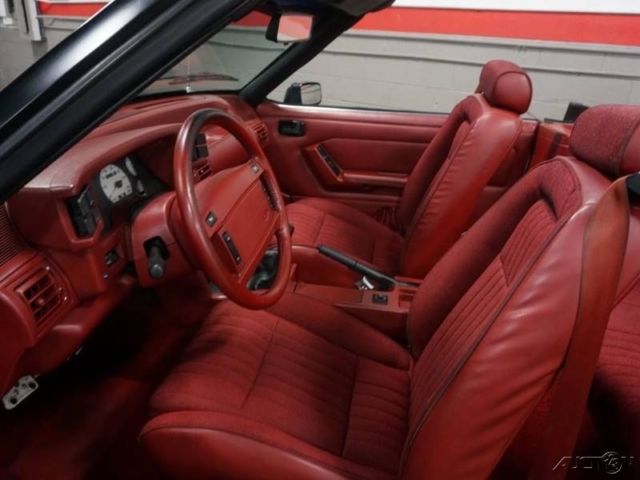 1992 White Ford Mustang Convertible