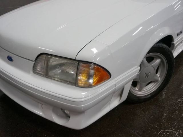 1992 White Ford Mustang Convertible