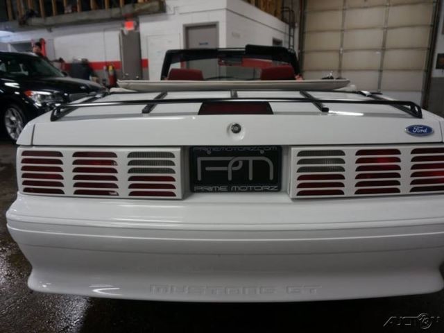 1992 White Ford Mustang Convertible