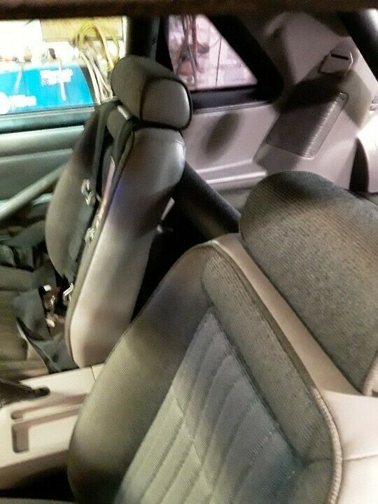 1992 Blue Ford Mustang Hatchback