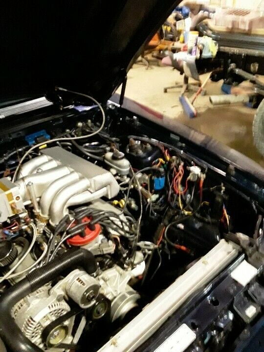 1992 Blue Ford Mustang Hatchback