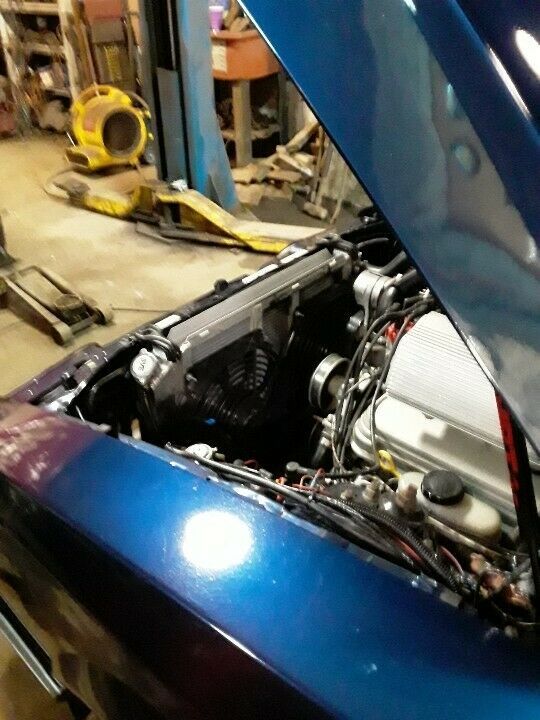 1992 Blue Ford Mustang Hatchback