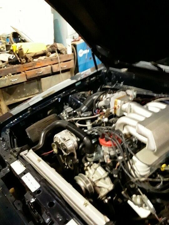 1992 Blue Ford Mustang Hatchback