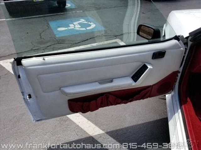 1992 White Ford Mustang Convertible