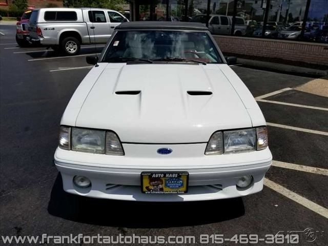 1992 White Ford Mustang Convertible