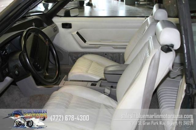 1992 Green Ford Mustang Convertible