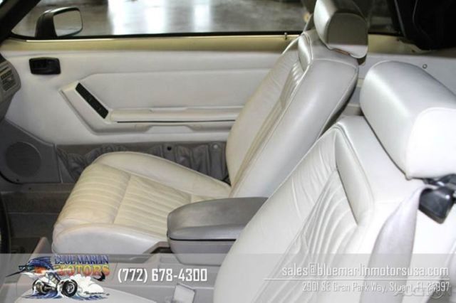 1992 Green Ford Mustang Convertible