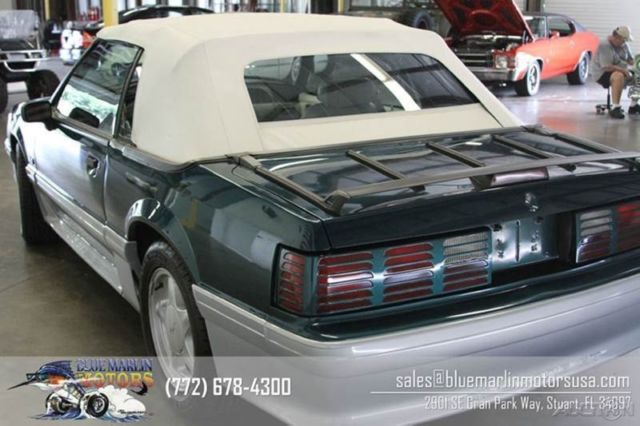 1992 Green Ford Mustang Convertible
