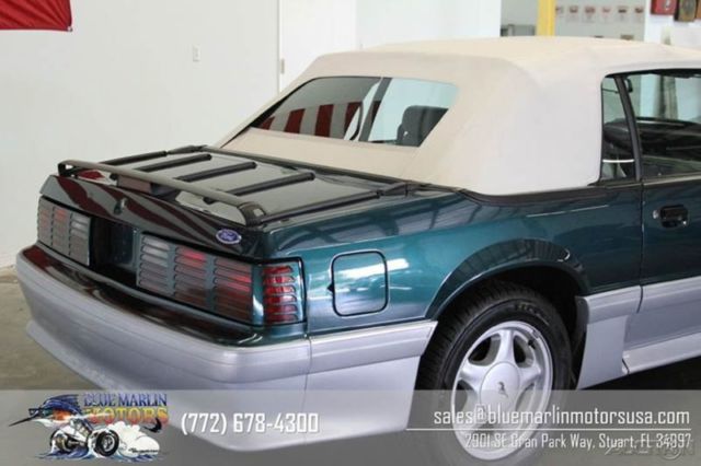 1992 Green Ford Mustang Convertible