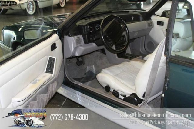 1992 Green Ford Mustang Convertible