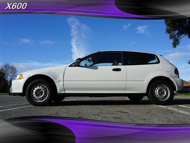 1992 White Honda Civic --
