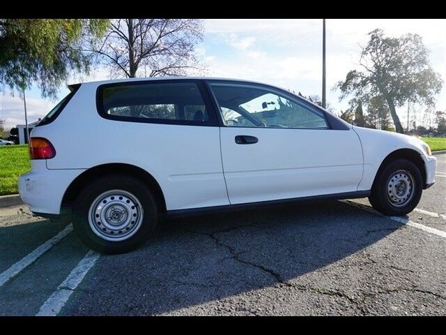 1992 White Honda Civic --