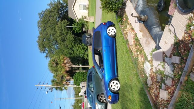 1992 Blue Honda Civic Coupe