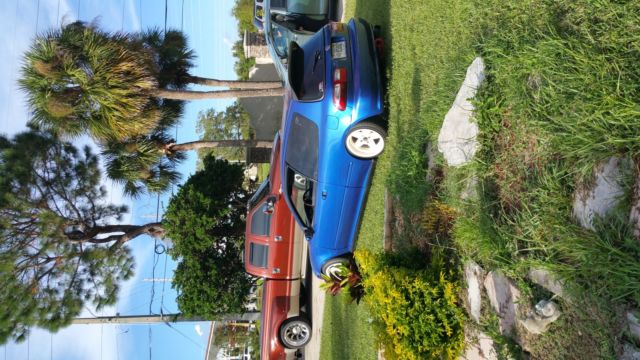 1992 Blue Honda Civic Coupe