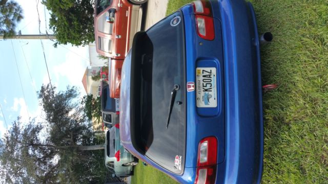 1992 Blue Honda Civic Coupe