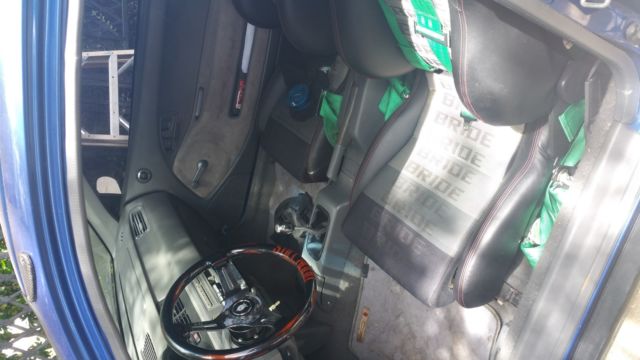 1992 Blue Honda Civic Coupe