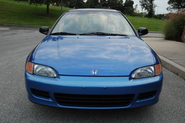 1992 Blue Honda Civic Hatchback